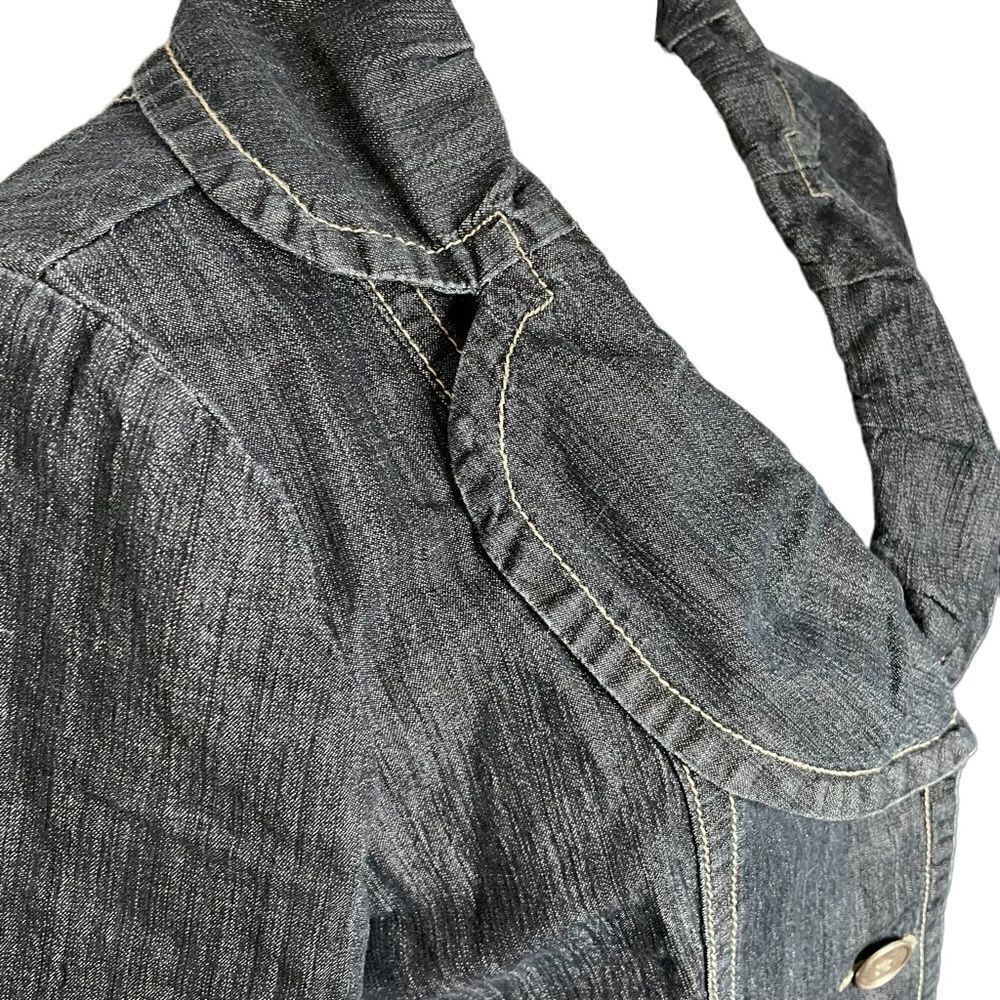 LONG Denim Coat - Picture 5 of 12